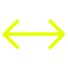 Yellow icon representing swim distance